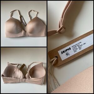 SKIMS Wireless Form T-Shirt Bra in Mica NWT size 36C